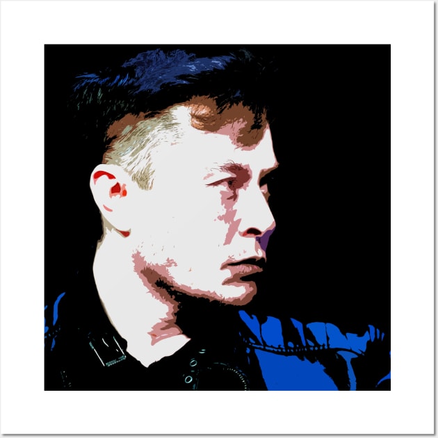 elon musk Wall Art by oryan80